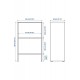 IKEA Baggebo Açık Kitaplık 50x30x80cm