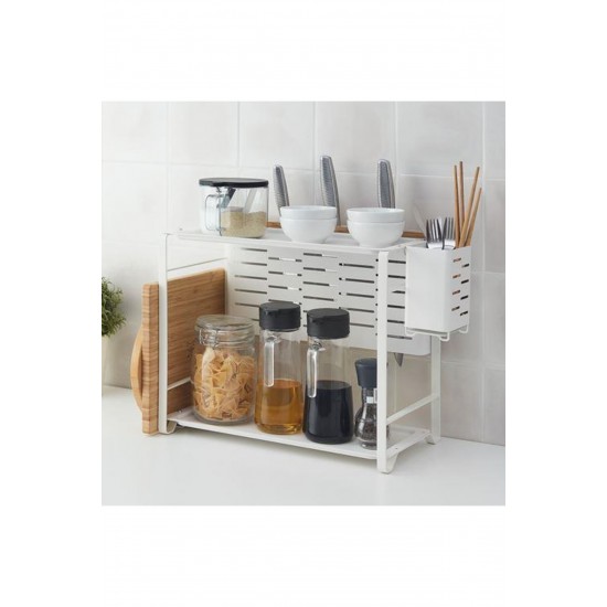 IKEA Avsteg Beyaz 40x21 cm Tezgah Üstü Düzenleyici