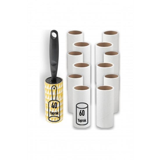 IKEA Bastis Iplik Tüy Toplayıcı Rulo Ve 12 Adet Yedek Paket Kartuş