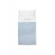 GULSPARV bebek nevresim takımı, çizgili-mavi, 110x125/35x55 cm