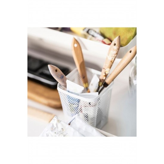 IKEA Drönjöns Metal Kalemlik Beyaz