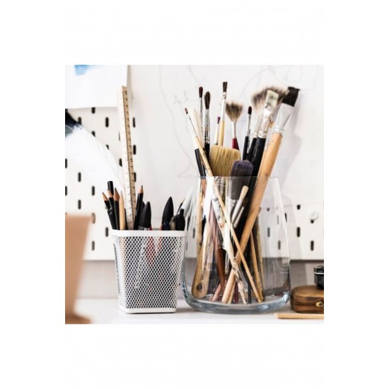 IKEA Drönjöns Metal Kalemlik Beyaz