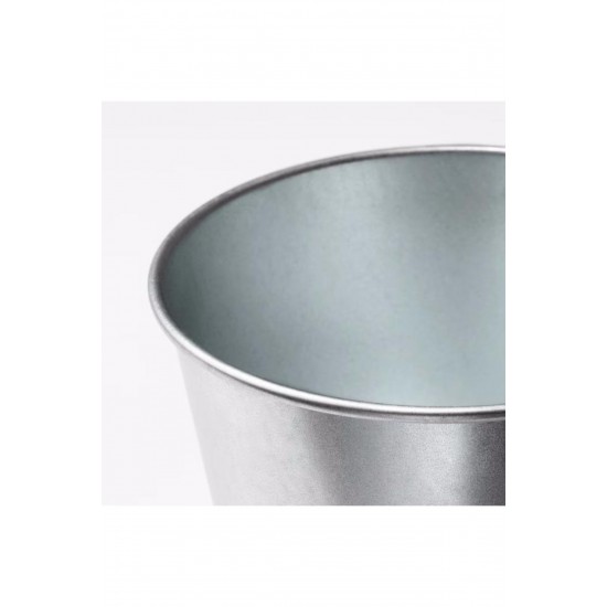 Ikea Boyanabilir Çelik Saksı Bintje Galvanizli 9 cm