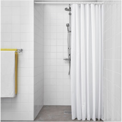 IKEA Bjarsen Duş Perdesi beyaz, 180x200 cm