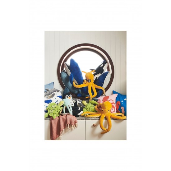 Blavıngad Katil Balina Yumuşak Oyuncak, Siyah-beyaz, 60 Cm, kentsoylu