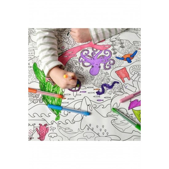 IKEA Blavıngad Rulo Boyama Kağıdı, Beyaz