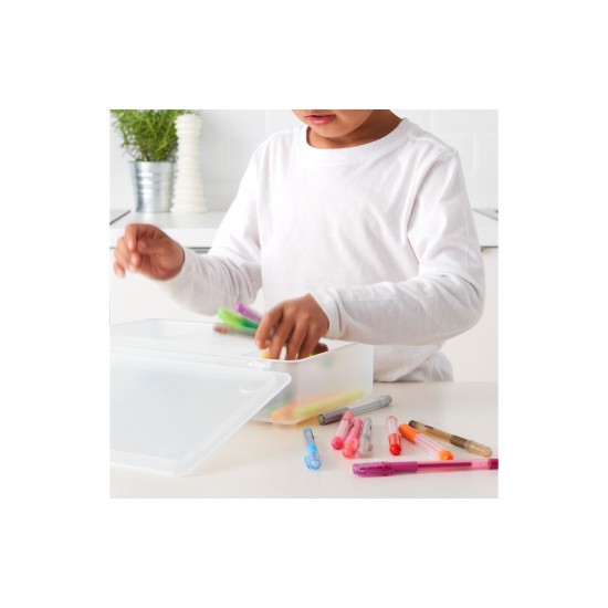 IKEA Bölmeli Kutu Şeffaf Düzenleyici 34x21 cm