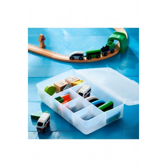 IKEA Bölmeli Kutu Şeffaf Düzenleyici 34x21 cm