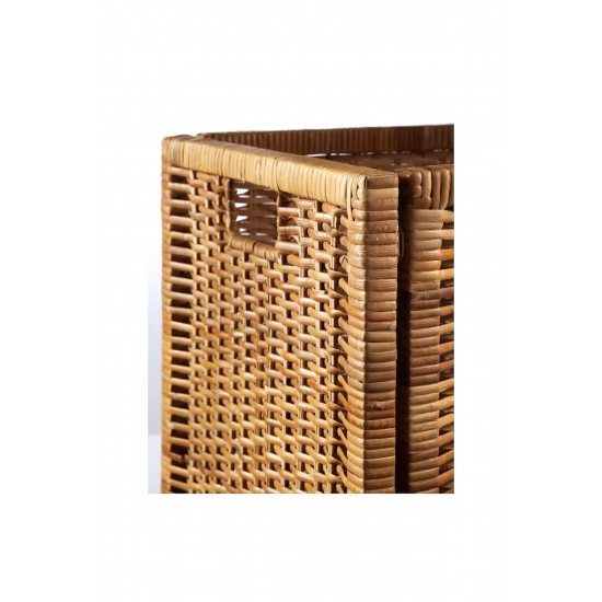 IKEA Branas Rattan Sepet  Açık Kahve 32x34x32 Cm