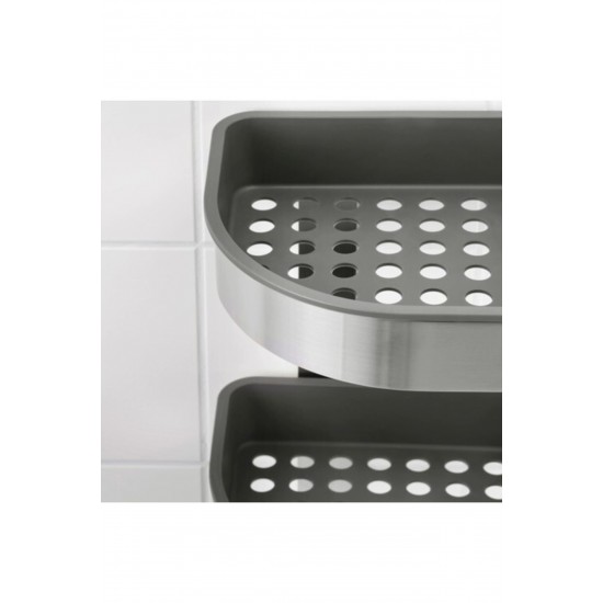 IKEA Brogrund Banyo Rafı,Paslanmaz Çelik