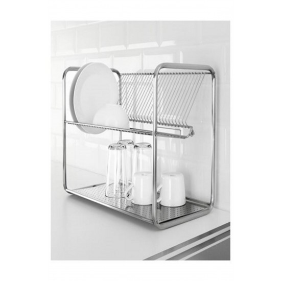 IKEA Ordning Paslanmaz Çelik 27x50 cm Bulaşıklık
