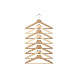 IKEA Bumerang Elbise Giysi Askısı - Naturel Askı 8 Li Paket