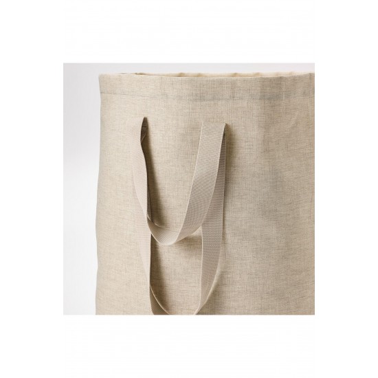 PURRPINGLA çamaşır torbası, bej, 100 lt