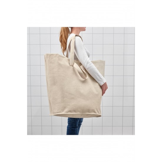 PURRPINGLA çamaşır torbası, bej, 100 lt