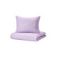 NATTSVÄRMARE çift kişilik nevresim seti, lila, 240x220/50x60 cm
