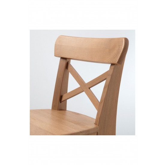 Ingolf Çocuk Sandalyesi, antika vernik, 77 cm