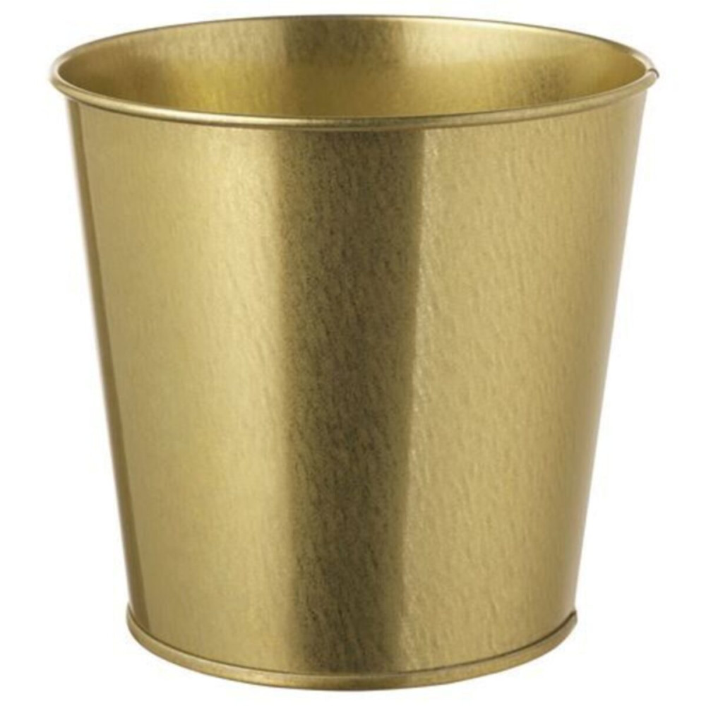 IKEA Daidai Galvanizli Çelik Saksı 12 Cm Pirinç Rengi