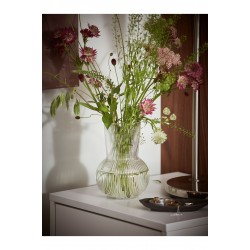 IKEA PADRAG Dekoratif Vazo Küçük Boy Karaf 17 Cm Saydam Cam