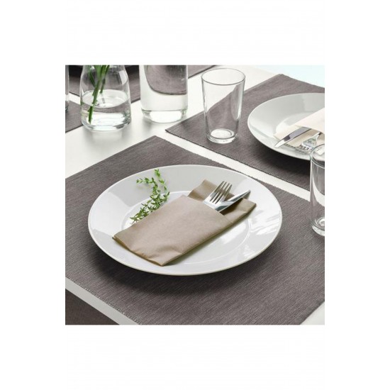 IKEA Mottaga Dikdörtgen Bej Renk   38x38 Cm 25 Adet Kağıt Servis Peçete