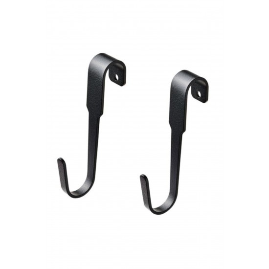 IKEA Hultarp Siyah 11 cm 2li Kanca