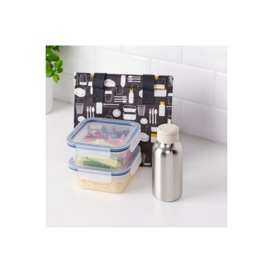 Enkelsparig Paslanmaz Çelik Bej Su Şişesi 500 Ml