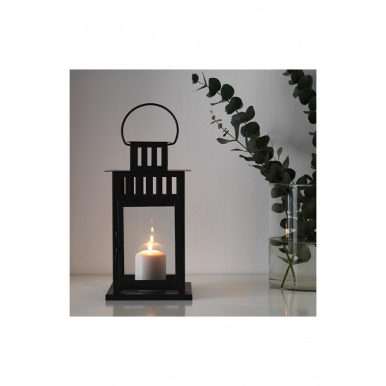 IKEA Enrum Fener Mumluk - Siyah - 28 Cm