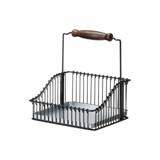 IKEA Fintorp Siyah 20x19x23 cm Tel Sepet