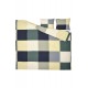 Geometrik Desen Çift Kişilik Nevresim Seti,   Sarı-Lacivert-Gri Renk 240x220 Pamuk-Visk