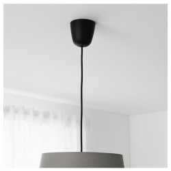 IKEA Hemma Siyah 1.8 m Tavan Lambası Kablo Seti