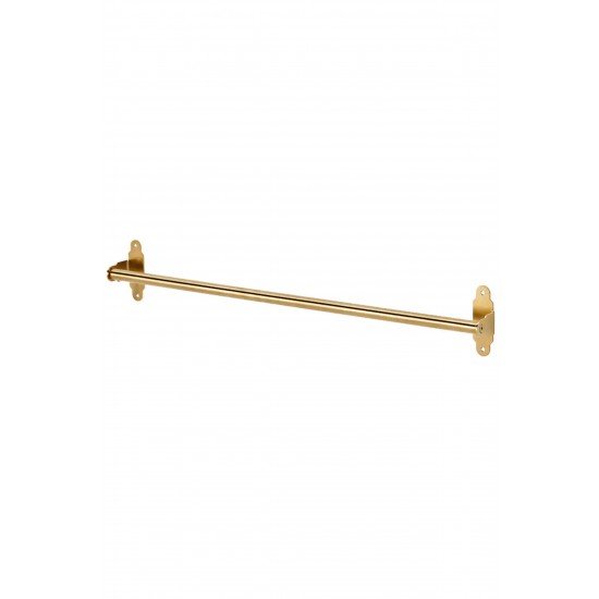 Hultarp 80 Cm Altın Dore Pirinç 80 Cm Çelik Mutfak Banyo Duvar Rayı