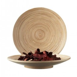 IKEA Hultet Dekoratif Ahşap Bambu Tabak 30cm Çap