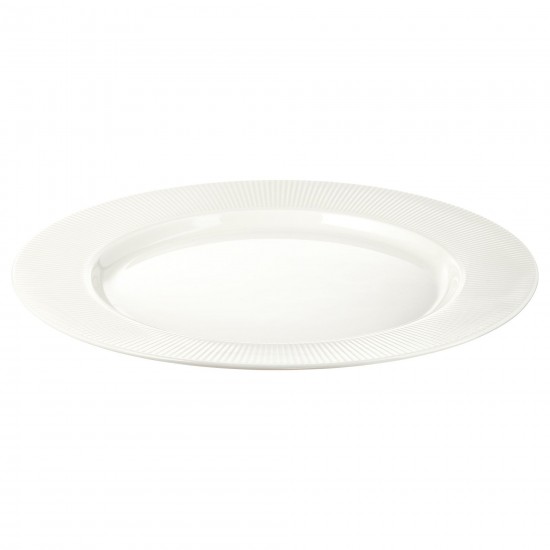 IKEA Ofantligt 28 Cm 4 adet Tabak Yemek Tabağı Beyaz Feldispat Porselen Kentsoylu