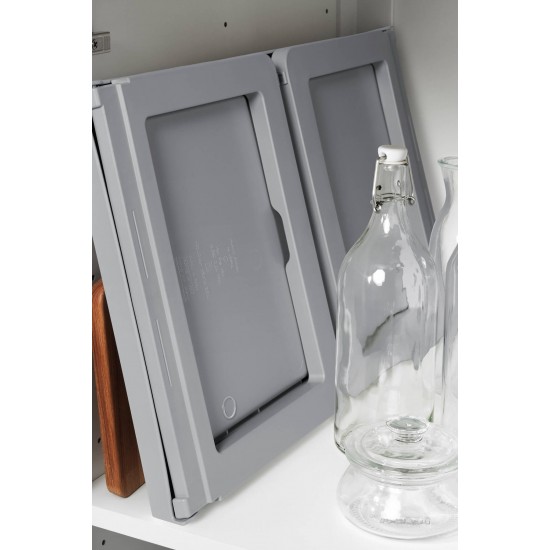 KLIPSK Gri 56x36x26 cm Yatak Tepsisi