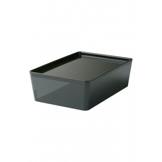 Kuggıs Kapaklı Kutu Şeffaf Siyah