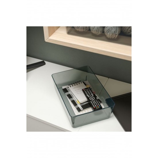 Kuggıs Kapaklı Kutu Şeffaf Siyah