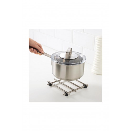 Lamplıg 18x18 Cm Metal Paslanmaz Çelik Nihale