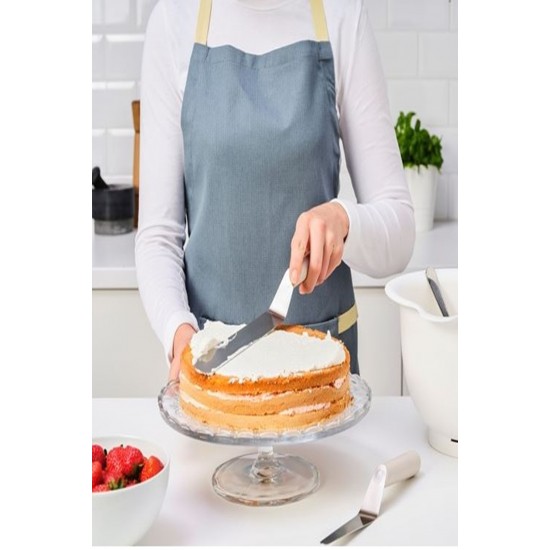 Lattbakad Pasta Spatulası 2'li Gri