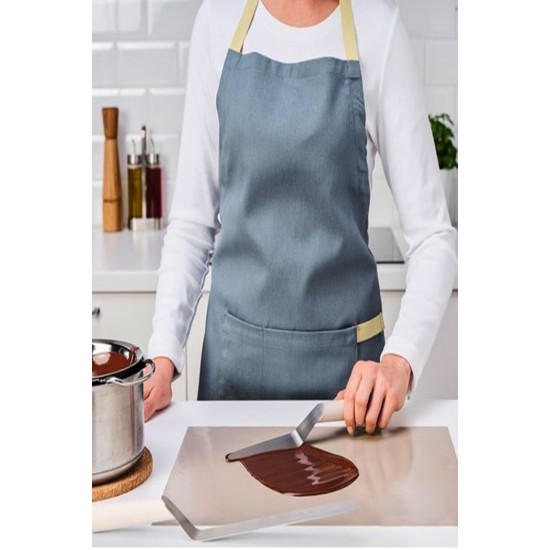 Lattbakad Pasta Spatulası 2'li Gri