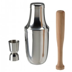 IKEA Lufttat 3 Parça Profesyonel Barmen Içecek Kokteyl Karıştırıcı Seti