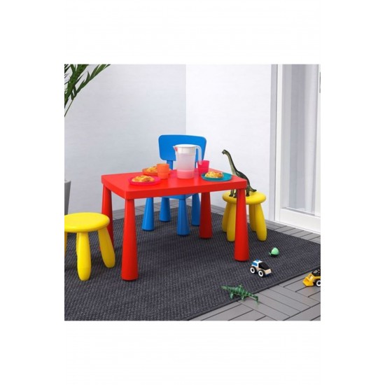 Mammut Çocuk Masası, Kırmızı