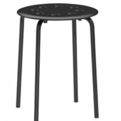 IKEA Marius Tabure Siyah 32cm