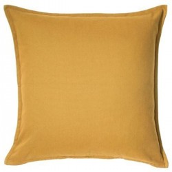 IKEA GURLI Minder Kırlent Kılıfı   50x50 Cm Altın Rengi Fermuarlı Yastık Kılıfı