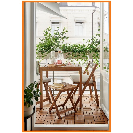 Nammarö Katlanabilir Sandalye Açık Kahverengi