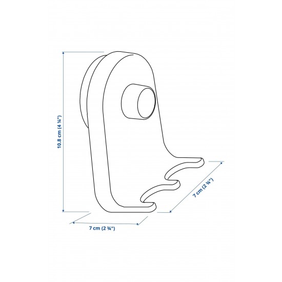 Öbonas Vantuzlu Kutu + Öbonas Vantuzlu Kanca 7x11 Cm+ Öbonas Vantuzlu Duvar Rafı 28 Cm