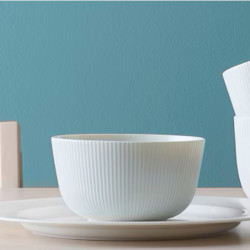 IKEA Ofantligt 13 Cm Feldispat Porselen Beyaz Kase