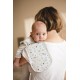 Bebek Anne Baba Omuz Bezi ve Mama Önlüğü, İkili Set, OEKO-TEX sertifikalı, Burpy Bip Organic Cloth YILDIZ Desenli Feeding Cloth%100 Pamuk Multi-Use Burp Cloth Bib 67x28 cm