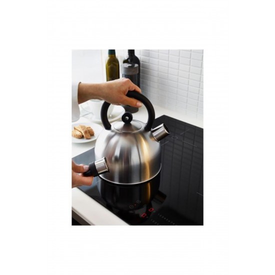 Paslanmaz Çelik Çaydanlık,demlik 2 Lt   Çaydanlık