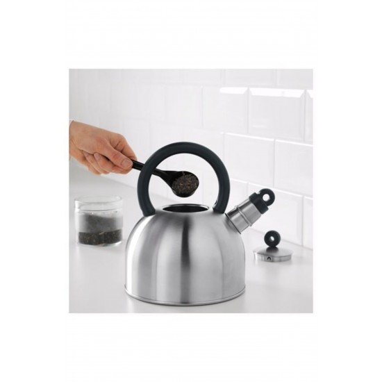 Paslanmaz Çelik Çaydanlık,demlik 2 Lt   Çaydanlık