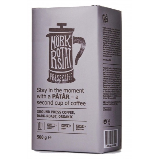 Patar Koyu Kavrulmuş Organik Filtre Kahve 500 Gr