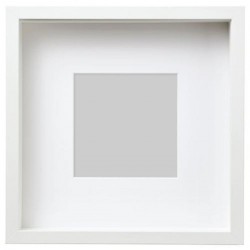 IKEA Sannahed Beyaz Renk Çerçeve Ev Dekorasyon 25x25 Cm 1 Adet